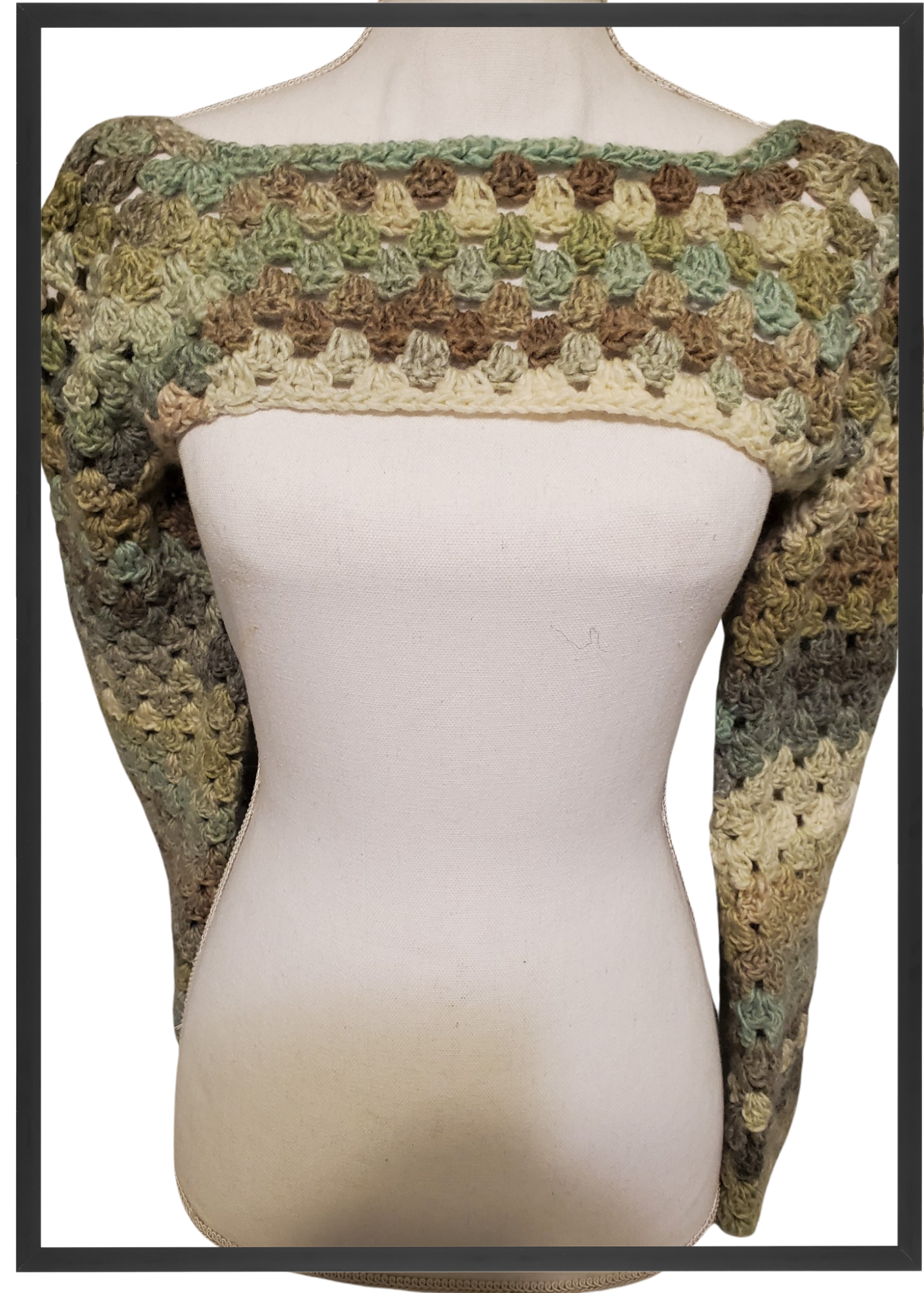Long sleeve multi color sweater