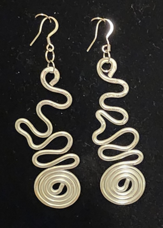 Swirl earrings